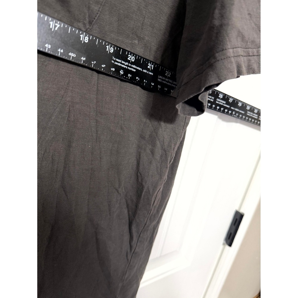 Faherty Sunwashed Polo Shirt Mens XXL Grey Organic Cotton Short Sleeve Pocket - Picture 4 of 6